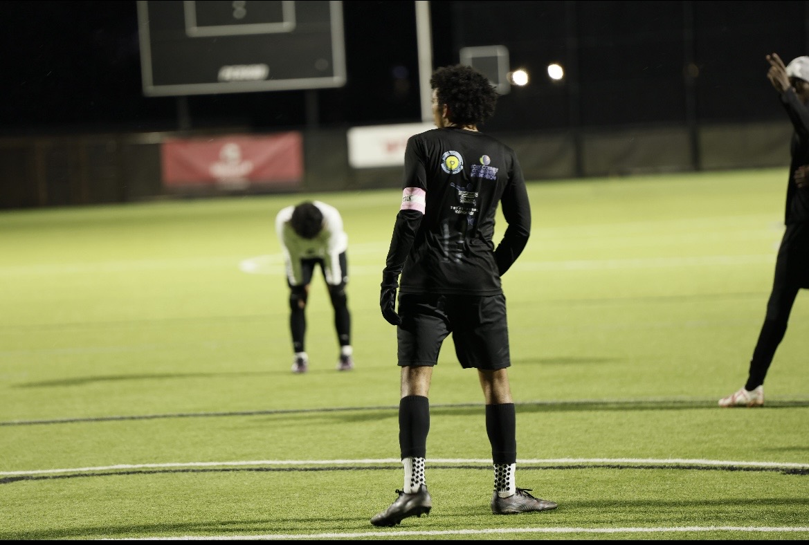 Player watching the field