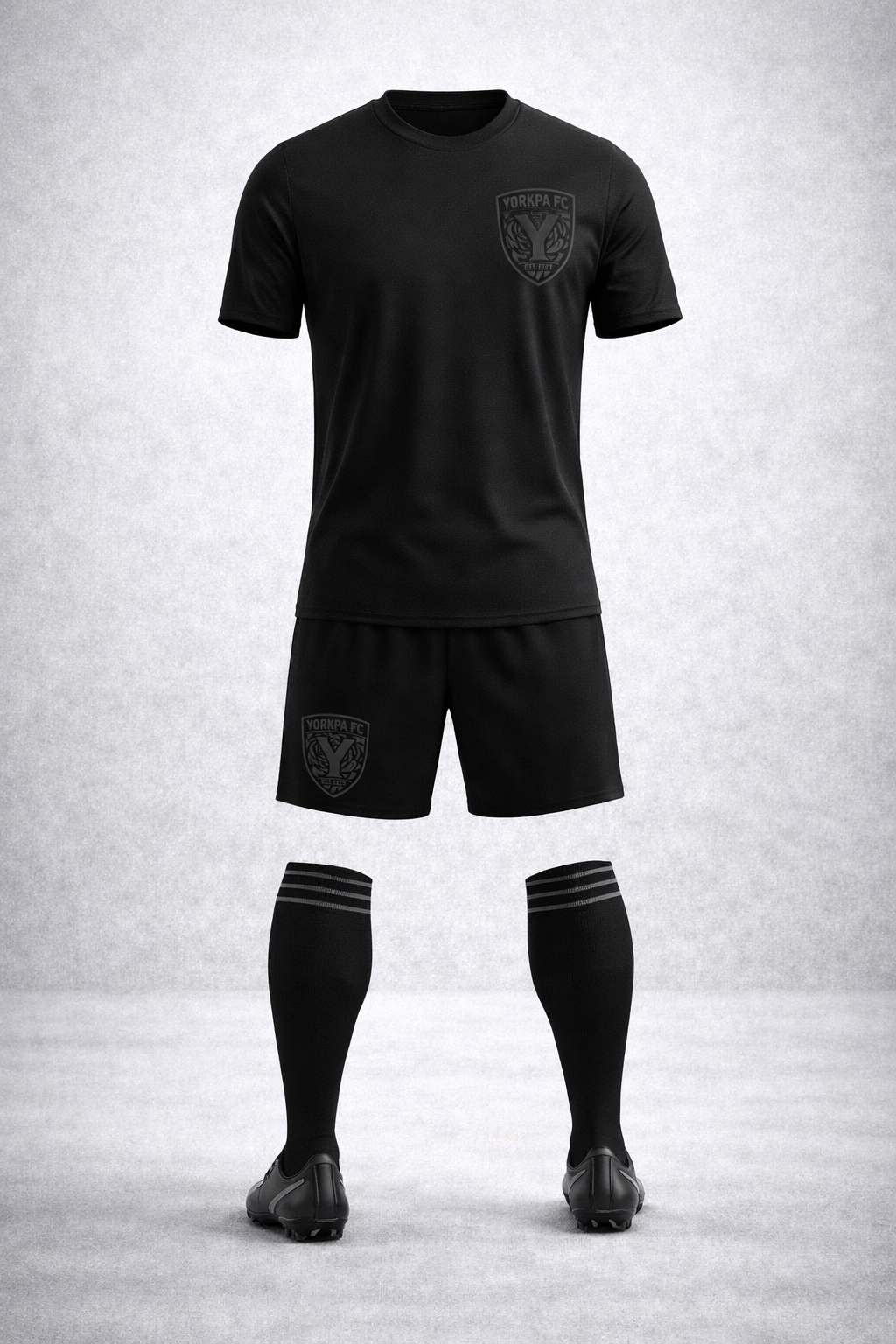 YorkPA FC Training Kit (All Black)